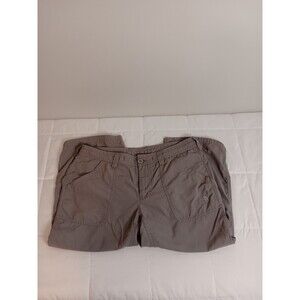 The North Face Womens Capri Pants Hiking / Golf Grey Sz 8